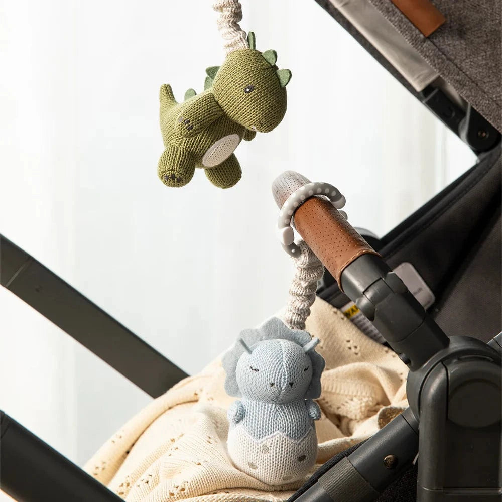 Living Textiles Baby Accessory 2pk Stroller Toys - Dinosaurs