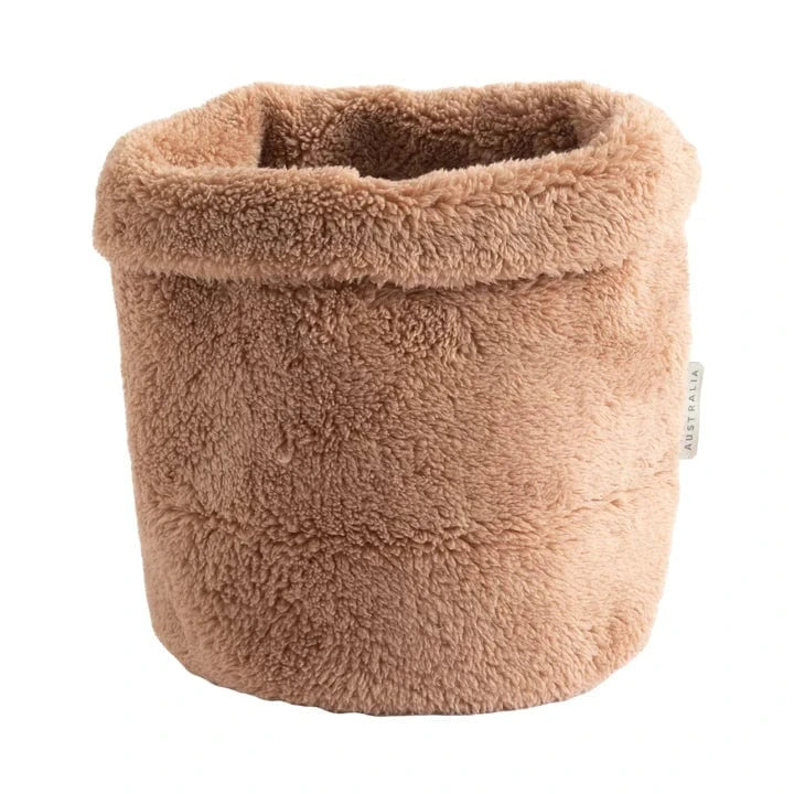 Living Textiles Baby Accessory Sherpa Storage Basket - Small