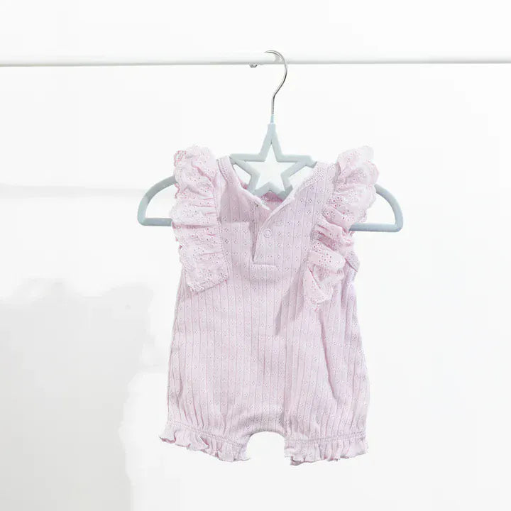 Living Textiles Room Decor Baby Coat Hangers 10 Pack - Stars/Blue