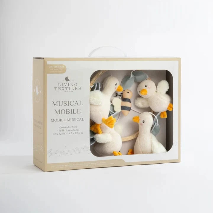 Living Textiles Room Decor Musical Mobile Set - Goosey Goosey