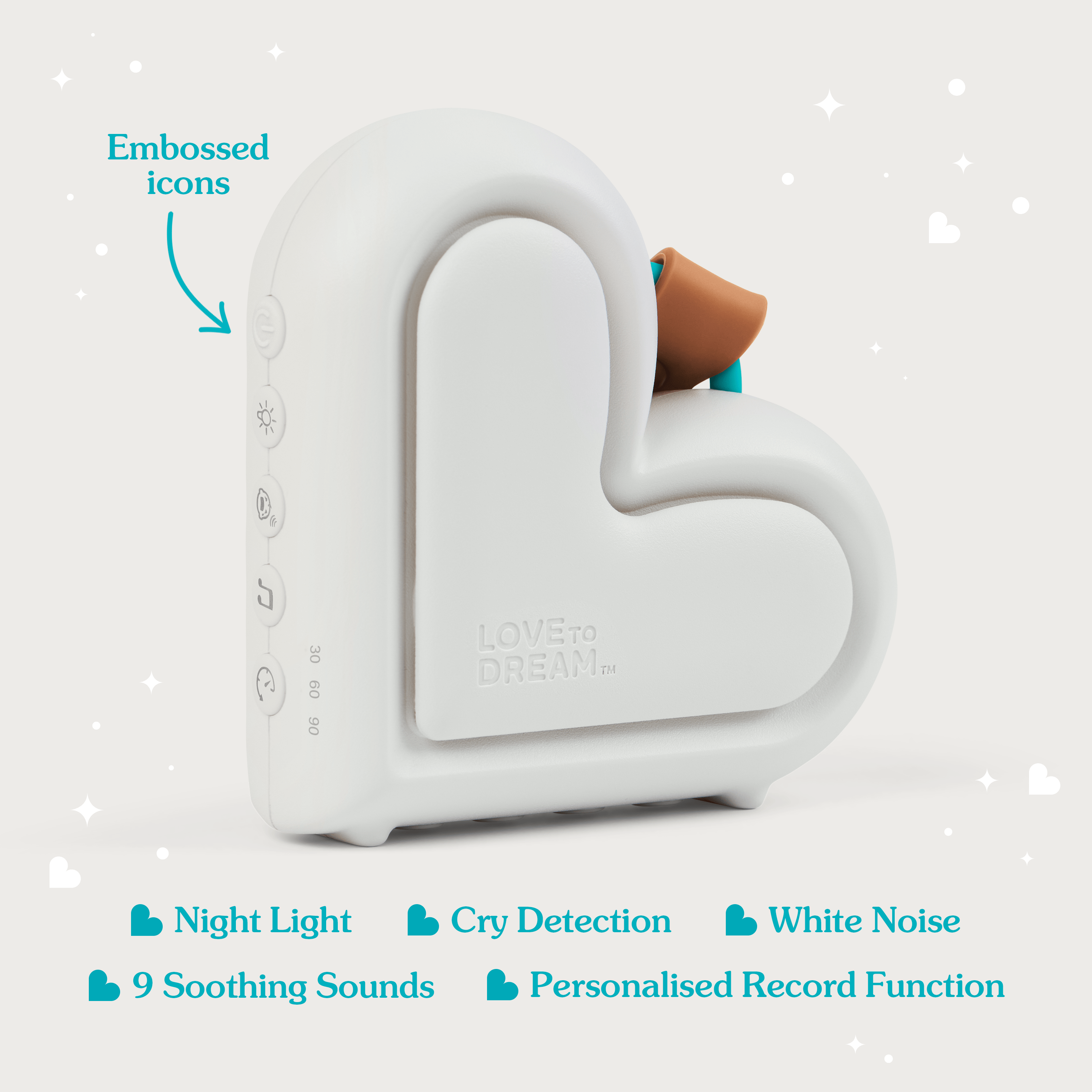 Love To Dream Baby Accessory Heart Sleep Machine