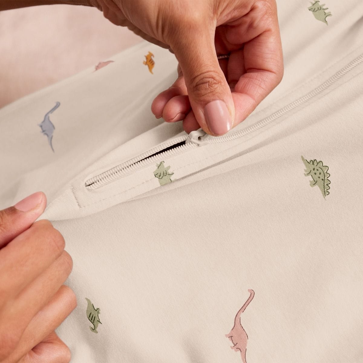 Love To Dream Unisex Sleepware Swaddle Up Original 1.0 Tog - Dino Snore