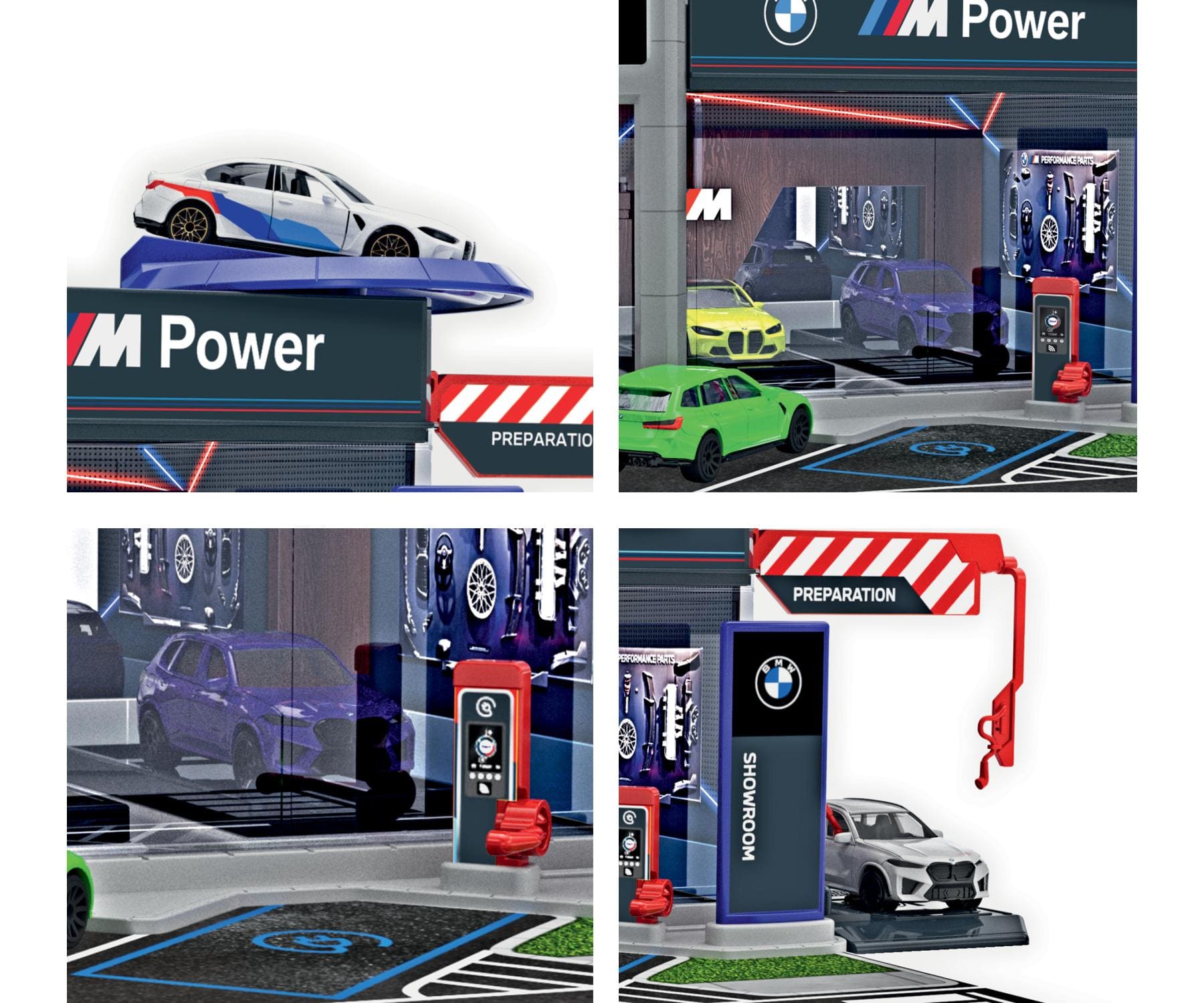 Majorette Toys BMW Showroom Set