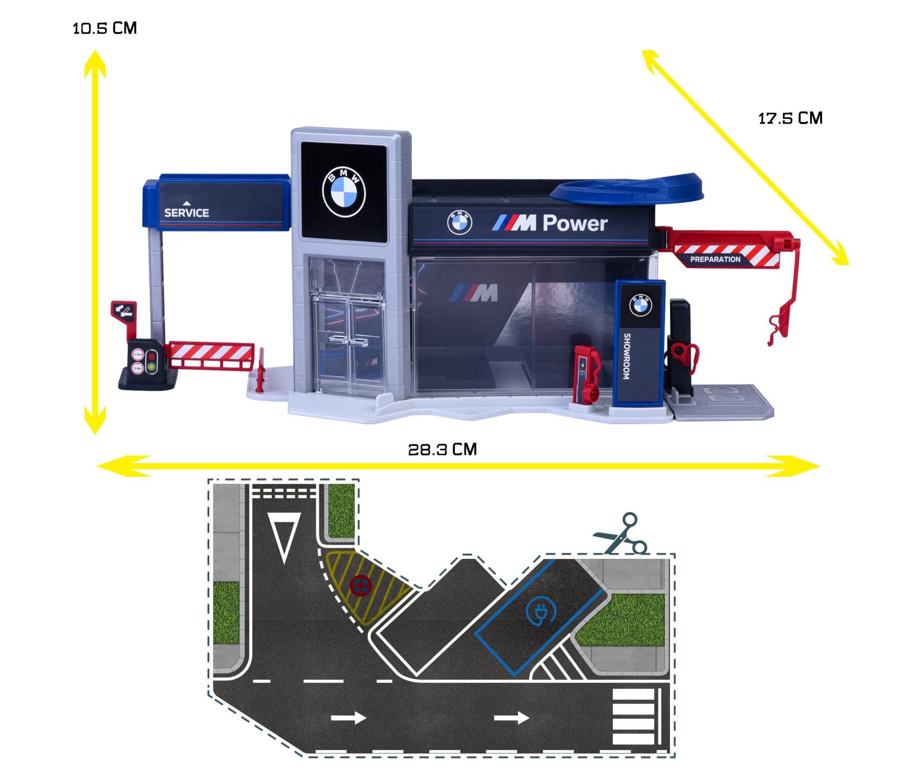 Majorette Toys BMW Showroom Set