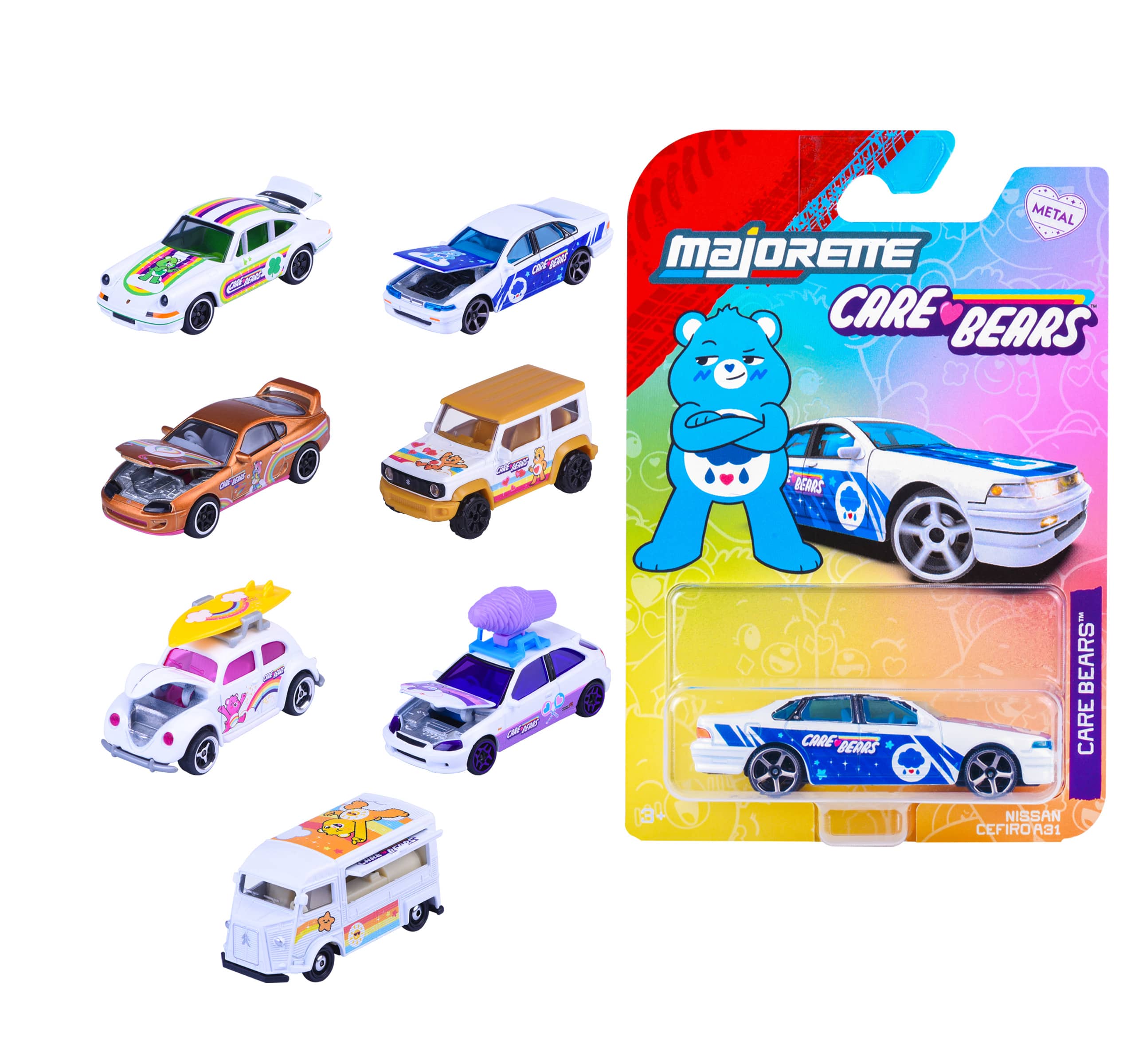 Majorette Toys Care Bears Premium Cars (Assorted)