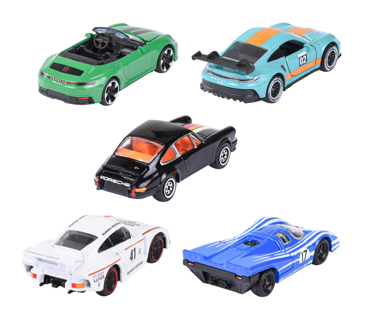 Majorette Toys Porsche 5 Piece Gift Pack