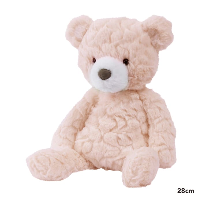 Mary Meyer Blush Putty Bear 28cm soft toy in a cuddly plush design