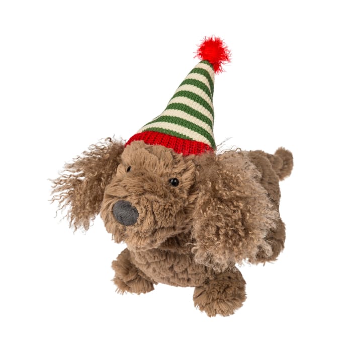 Mary Meyer Dandy Dachshund 23cm soft toy plush dog brown dachshund standing profile