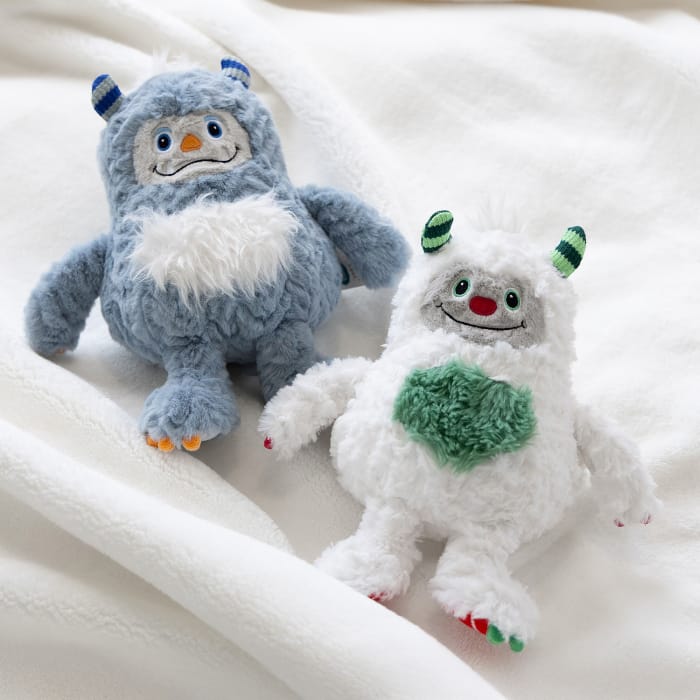 Mary Meyer Jolly Yeti 25cm soft toy with white plush fur and friendly yeti design