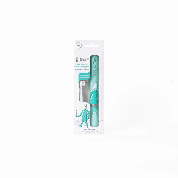 Matchstick Monkey Baby Care Baby Sonic Toothbrush - Monkey Green