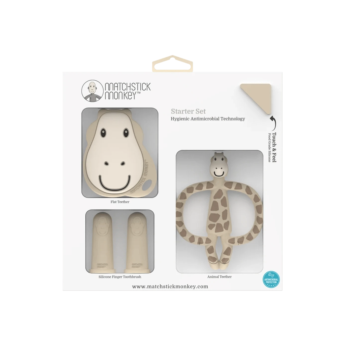 Matchstick Monkey Baby Care Gigi Giraffe Teether Starter Set