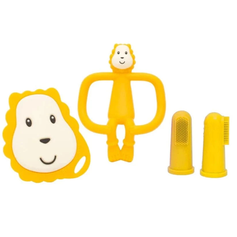 Matchstick Monkey Baby Care Ludo Lion Teether Starter Set