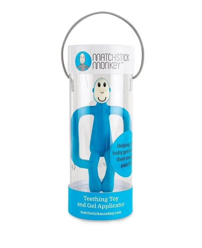 Matchstick Monkey Baby Care Teething Toy and Gel Applicator - Blue