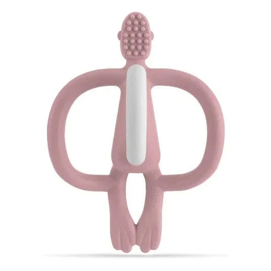 Matchstick Monkey Baby Care Teething Toy and Gel Applicator - Dusty Pink