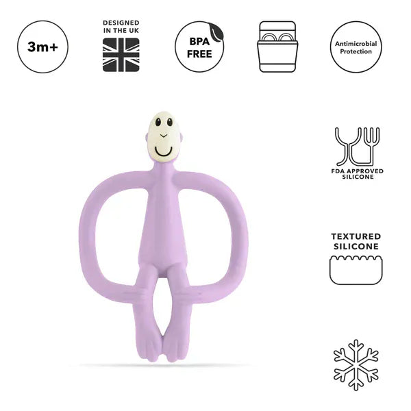 Matchstick Monkey Baby Care Teething Toy and Gel Applicator - Lilac