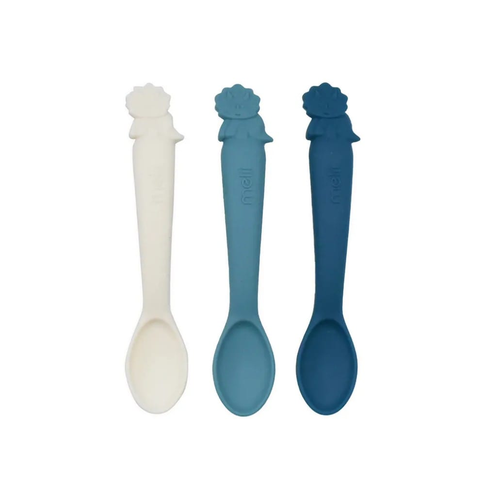 Melii Accessory Feeding 3 Piece Silicone Spoons