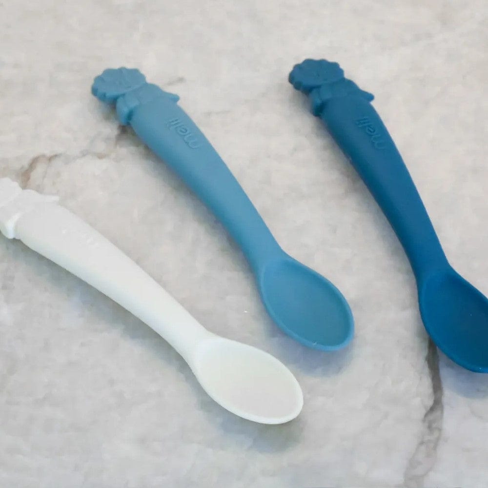 Melii Accessory Feeding 3 Piece Silicone Spoons