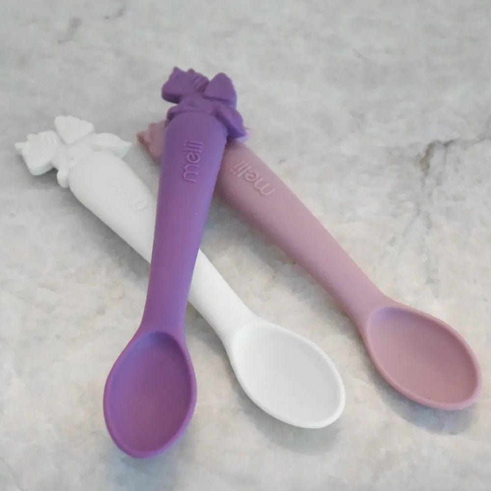 Melii Accessory Feeding 3 Piece Silicone Spoons