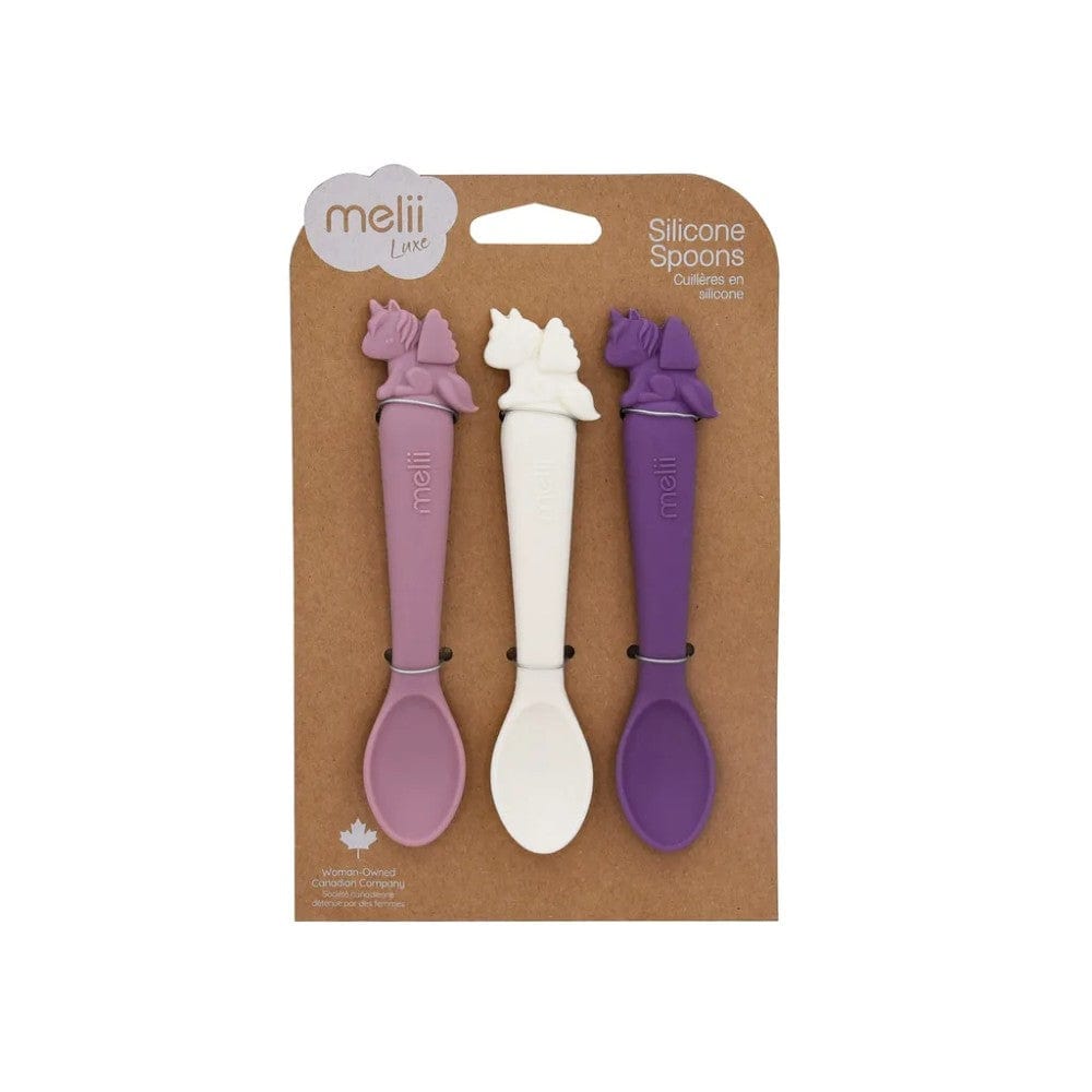 Melii Accessory Feeding 3 Piece Silicone Spoons