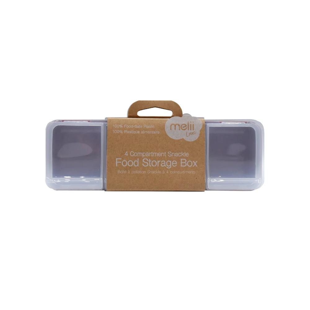 Melii Accessory Feeding 4 Compartment Snackle Box