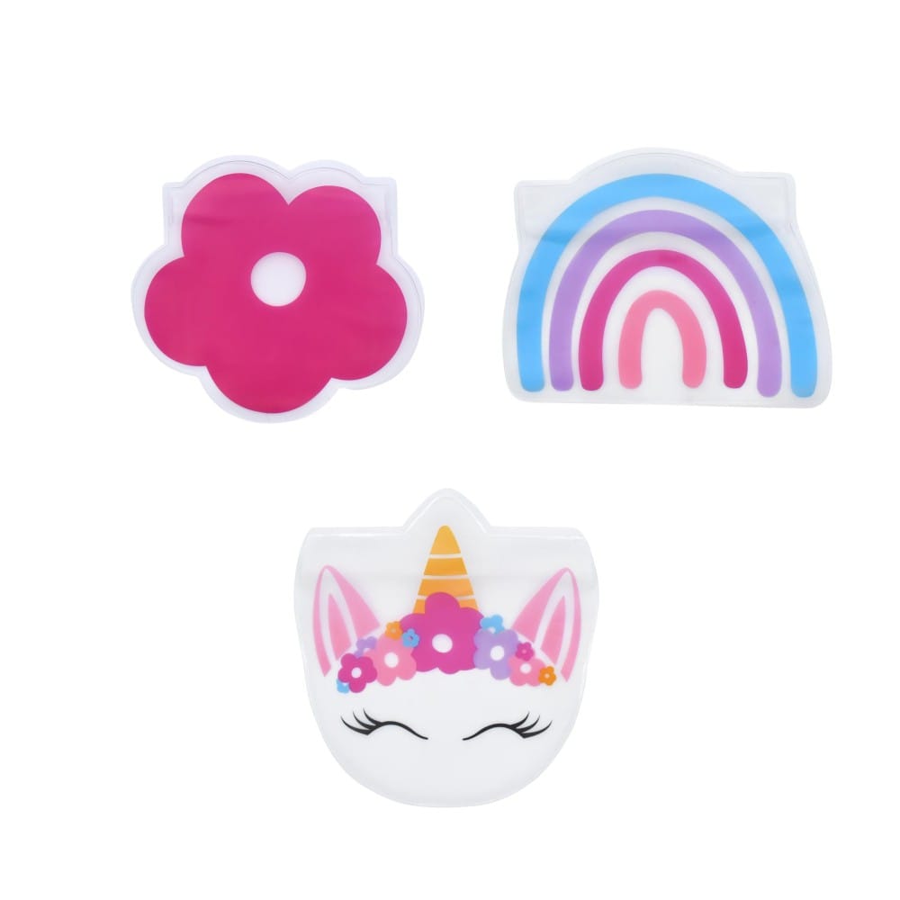 Melii Accessory Feeding Flower/Unicorn/Rainbow PEVA Reusable Snack Bags 6pk