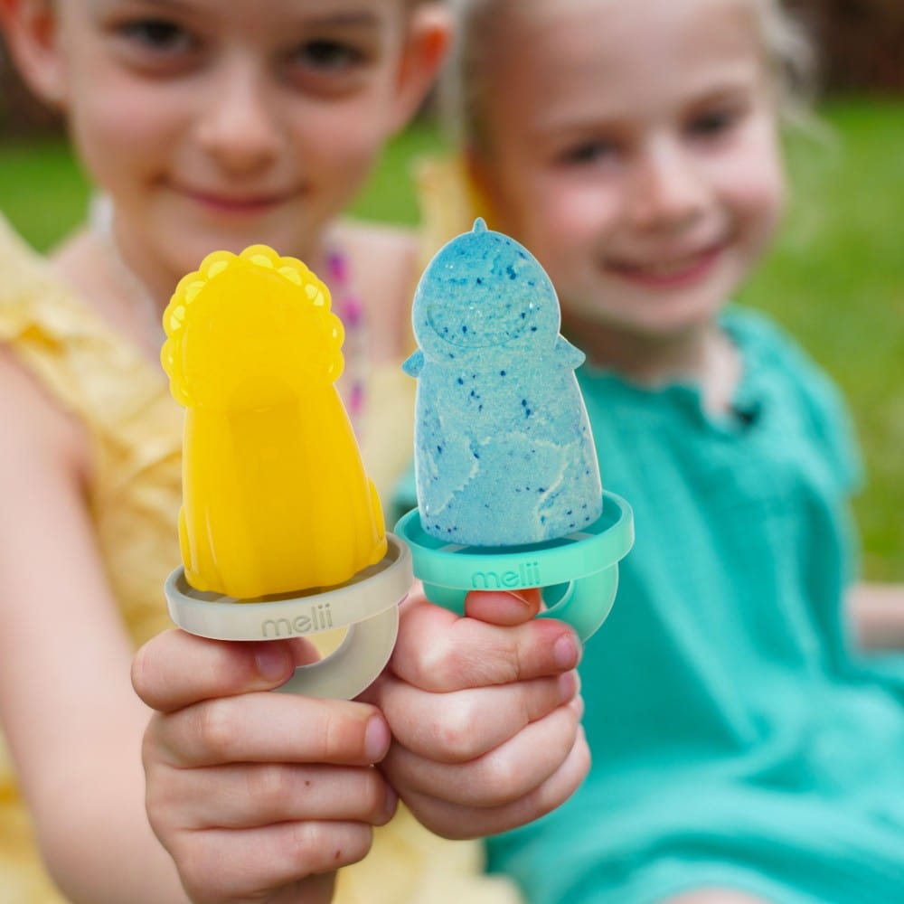 Melii Accessory Feeding Melii 6 Piece Animal Ice Pops with Tray