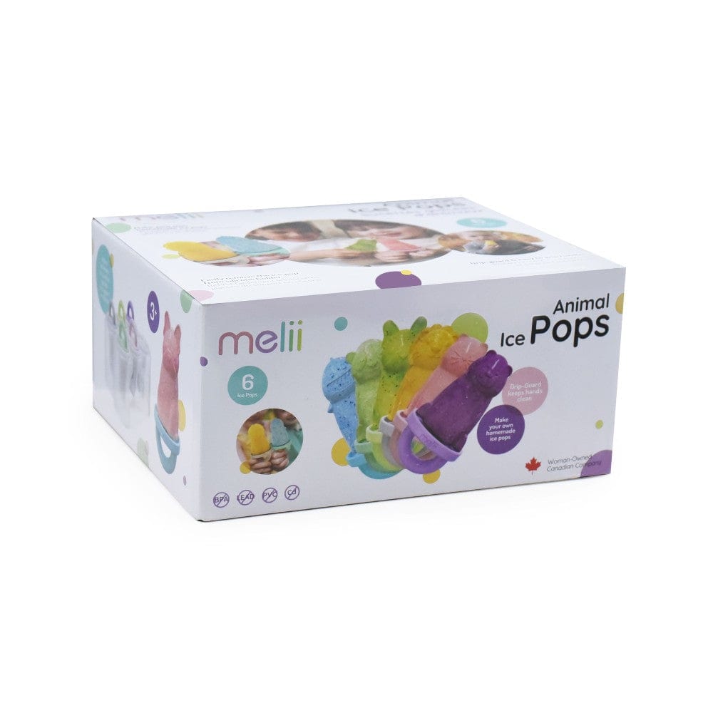 Melii Accessory Feeding Melii 6 Piece Animal Ice Pops with Tray