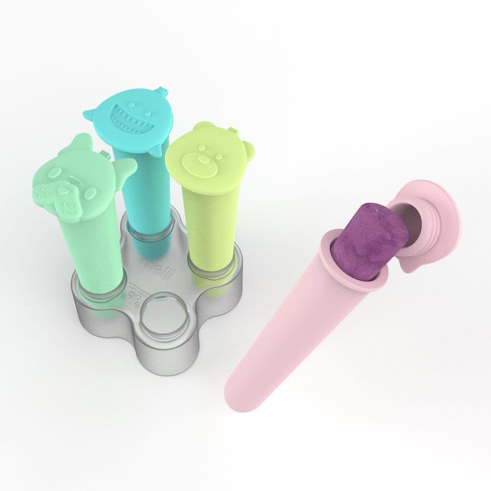 Melii Accessory Feeding Melii Silicone Push Pops - 4 Pack with Tray