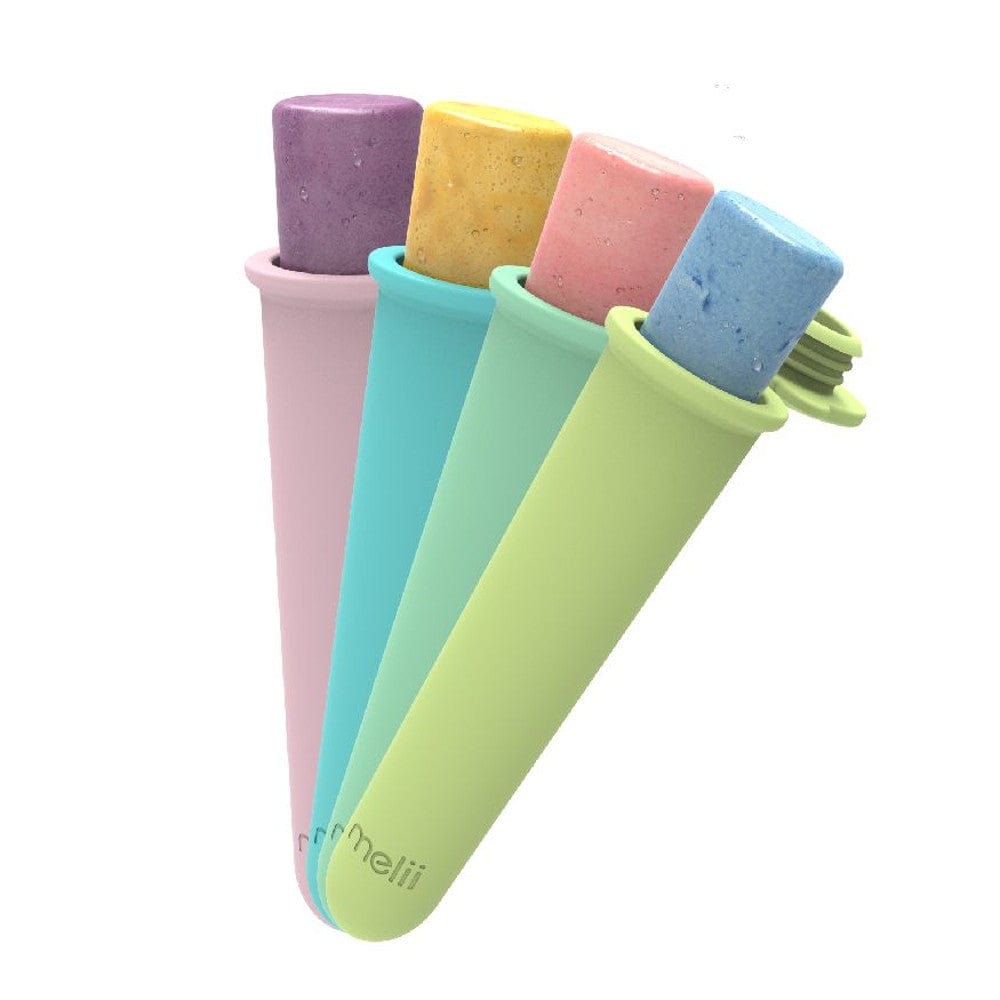 Melii Accessory Feeding Melii Silicone Push Pops - 4 Pack with Tray