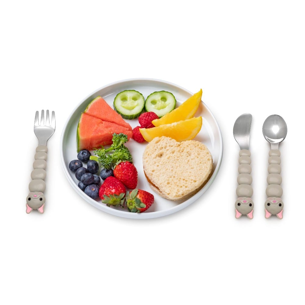 Melii Accessory Feeding Melii Utensil Set Cat & Bulldog 6 Piece