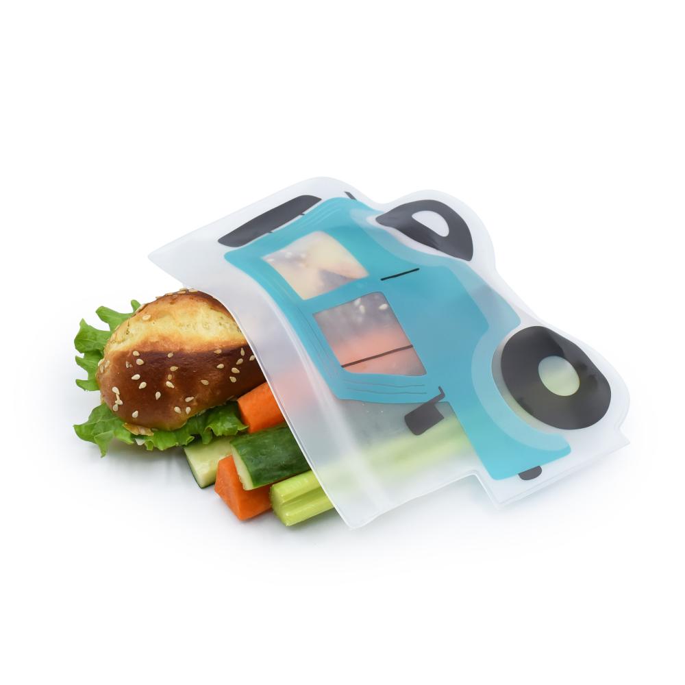 Melii Accessory Feeding PEVA Reusable Snack Bags 6pk