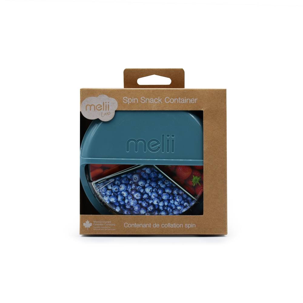 Melii Accessory Feeding Spin Snack Container - Luxe Blue