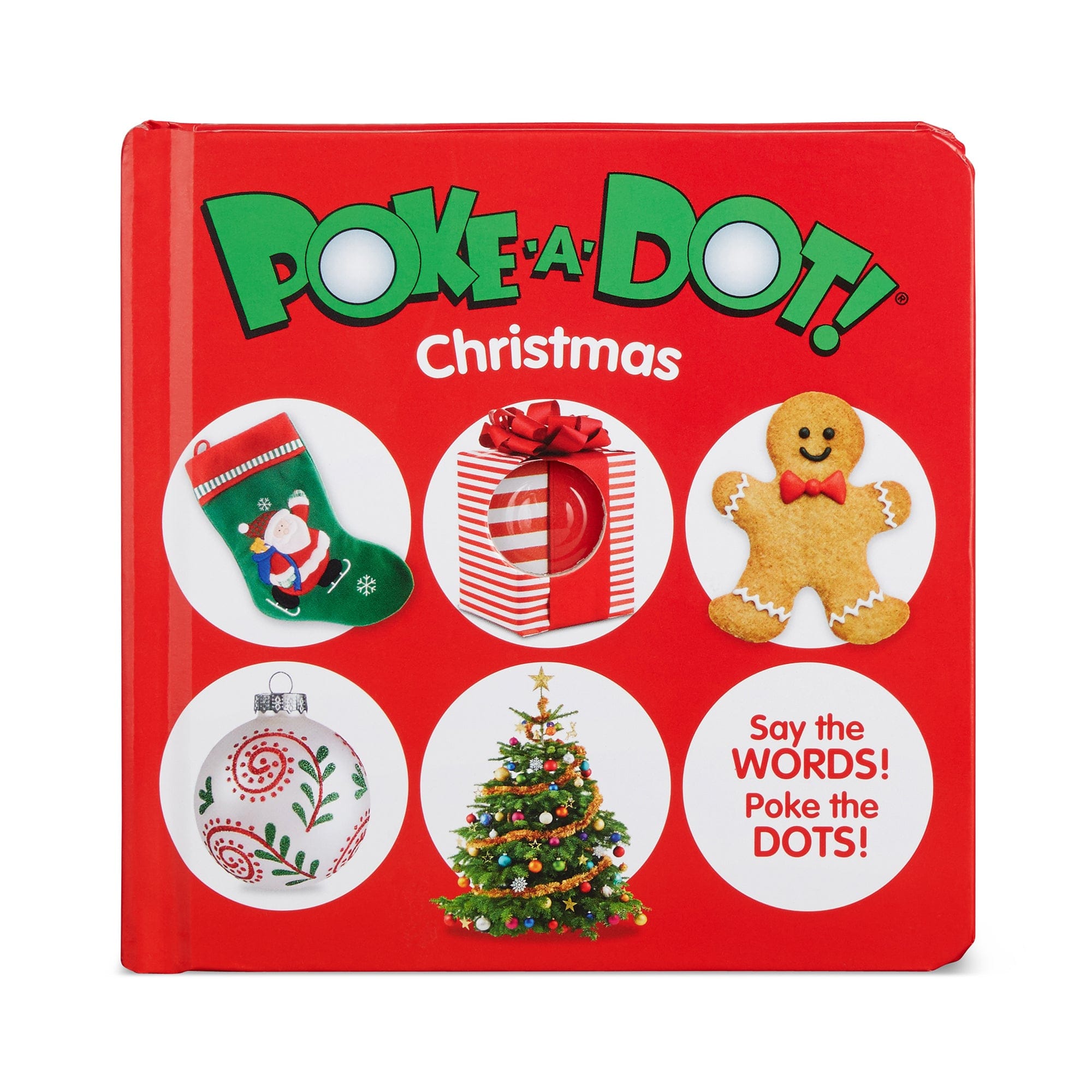 Melissa & Doug Childrens Books My First Poke-A-Dot: Christmas