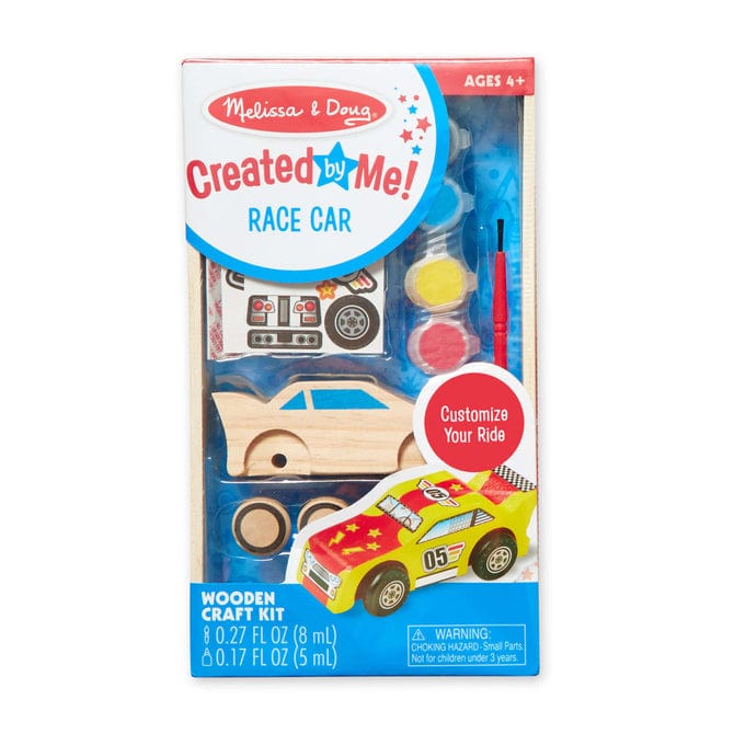 Melissa & Doug Toys Created by Me Race Car