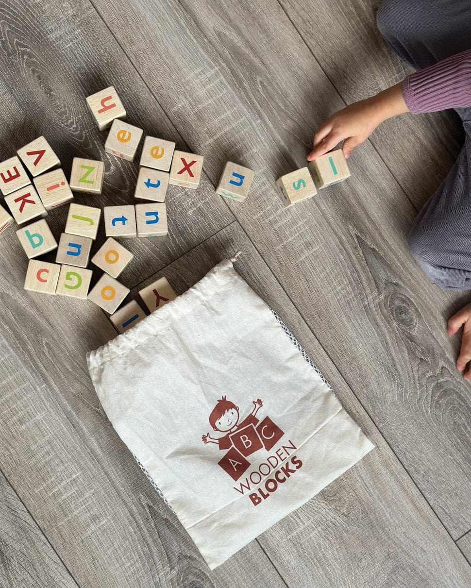 Mentari Toys Alphabet Spelling Blocks