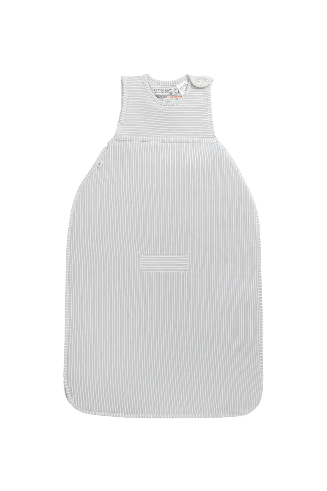 Merino Kids Linen Turtle Dove Stripe / 3-24M Merino Kids Go Go Bag - All Seasons