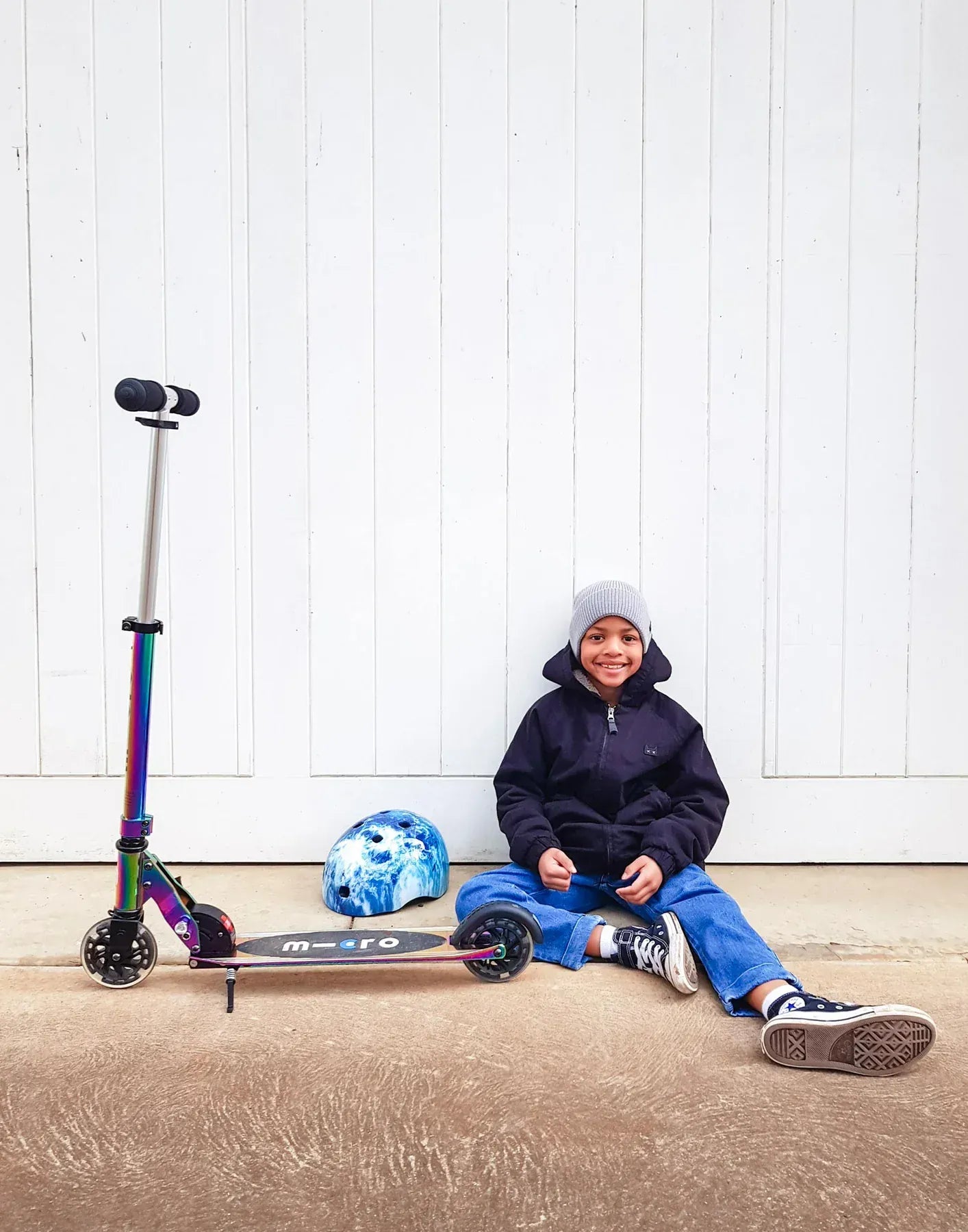 Micro Toys Micro Sprite Light Up Neochrome Scooter