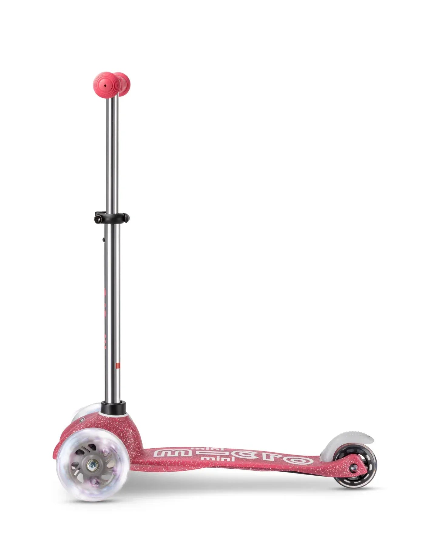 Micro Toys Pink Micro Mini Deluxe Glitter LED 3 Wheel Scooter