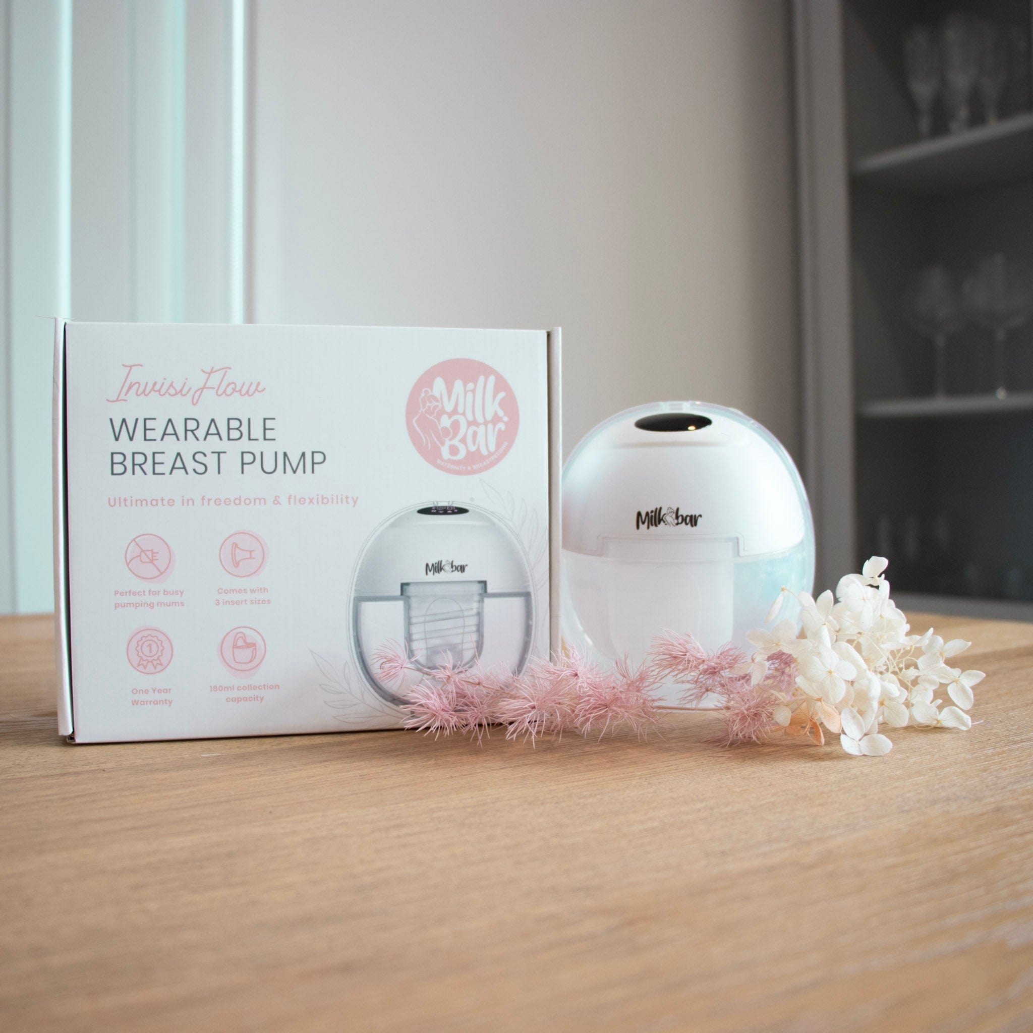 Milkbar New Zealand Baby Feeding Milkbar Invisi Flow Wearable Breast Pump