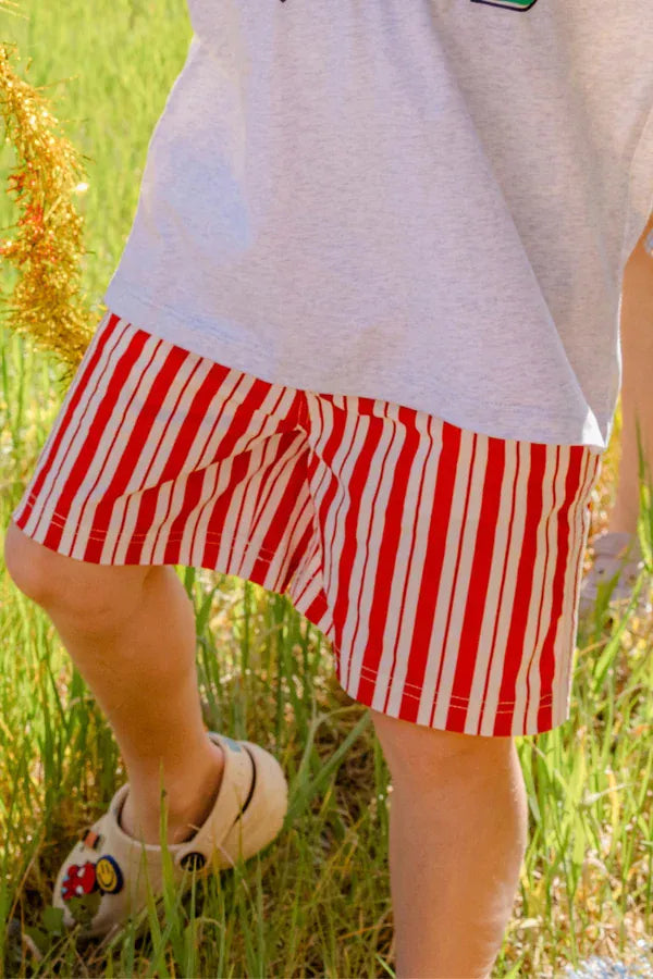 Milky Boys Bottoms Candy Cane Stripe Short