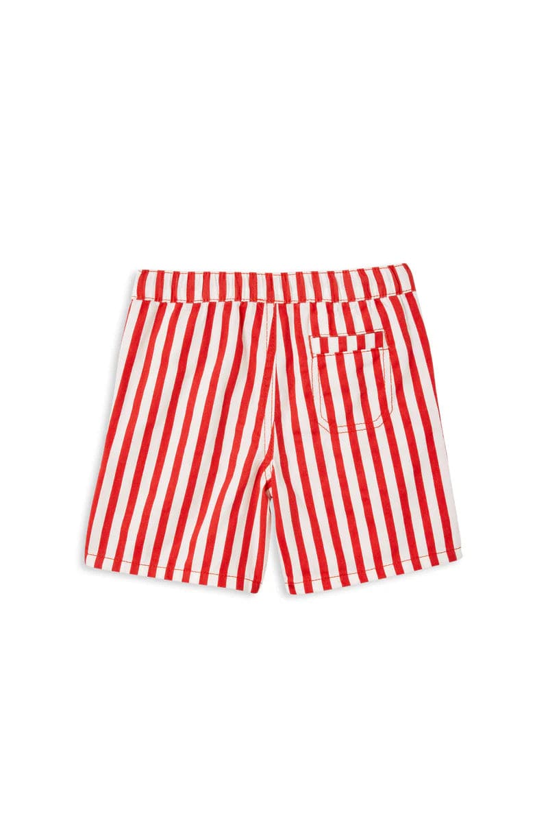 Milky Boys Bottoms Red Stripe Short