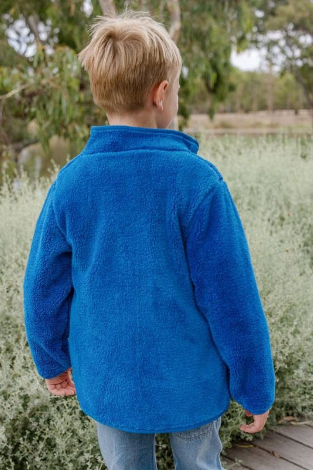 Milky Boys Jacket Blue Sherpa Jacket