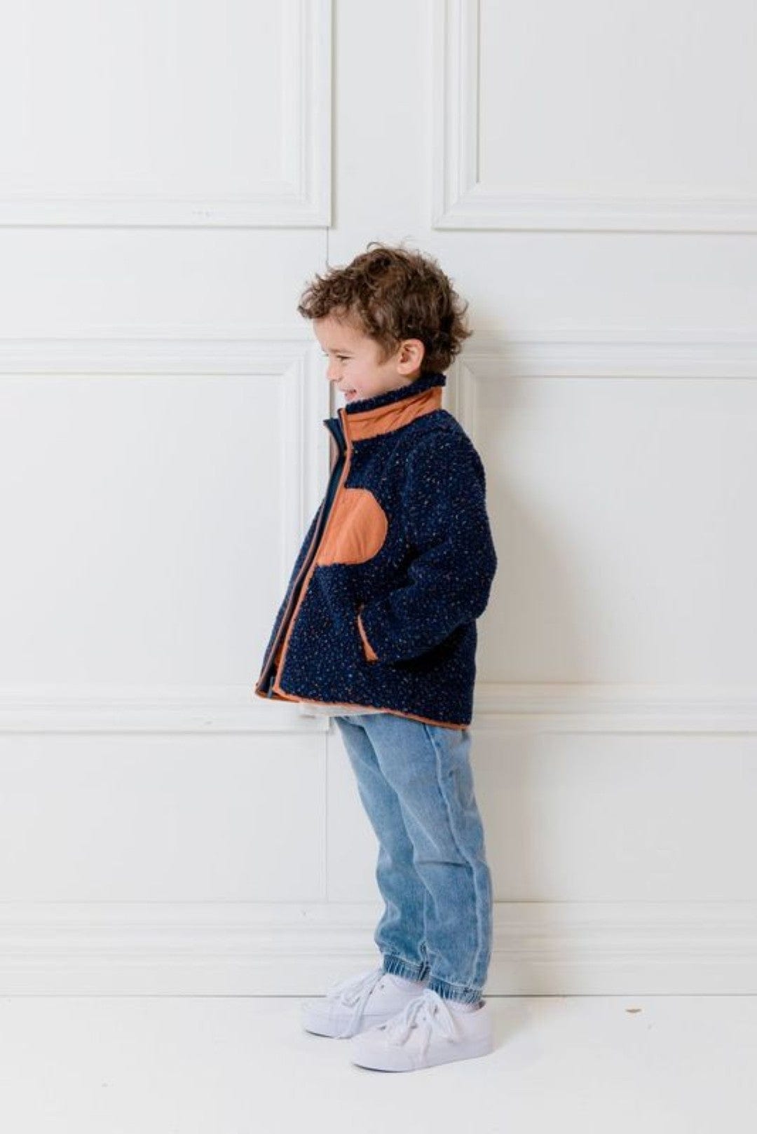 Milky Boys Jacket Fleck Sherpa Jacket