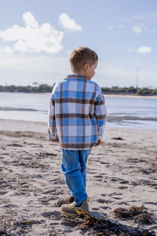 The Buddy Shirt - Blue - Parnell Baby Boutique