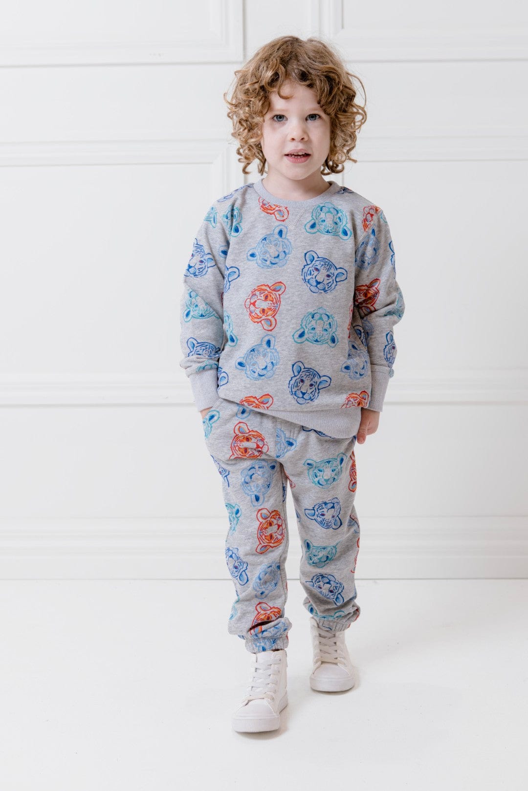 Milky Boys Jumper Tiger Fleece Sweat