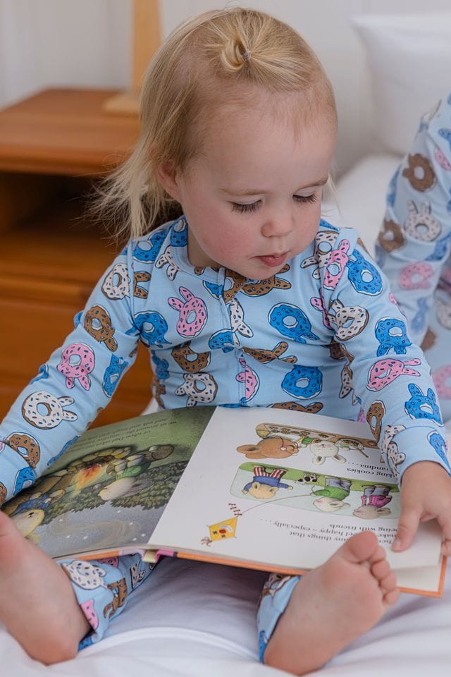 Milky Boys Onesie Donut Bunny Zip Romper