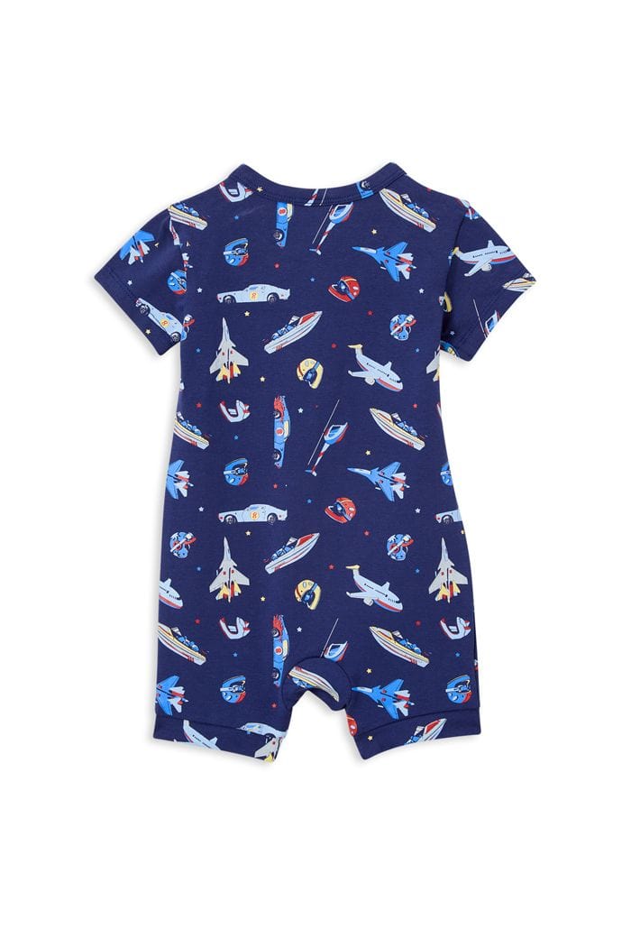 Milky Boys Onesie Jetsetter Zip Romper