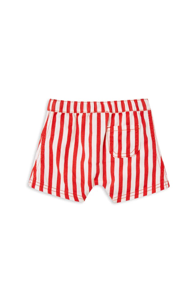 Milky Boys Pants Red Stripe Baby Short