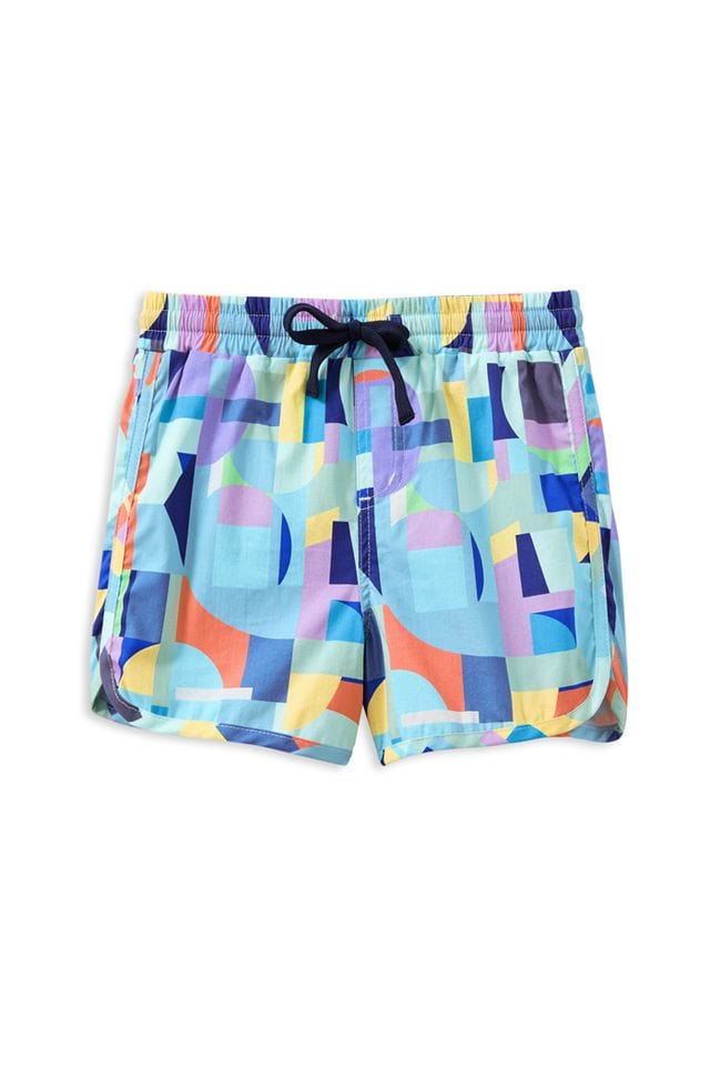 Milky Boys Swimwear 2Y Geometric Boardshort