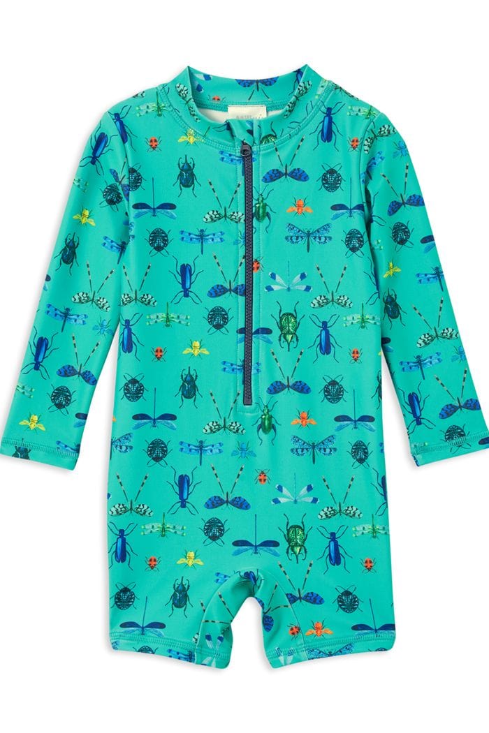 Milky Boys Swimwear Beetles Long Sleeve Swimsuit